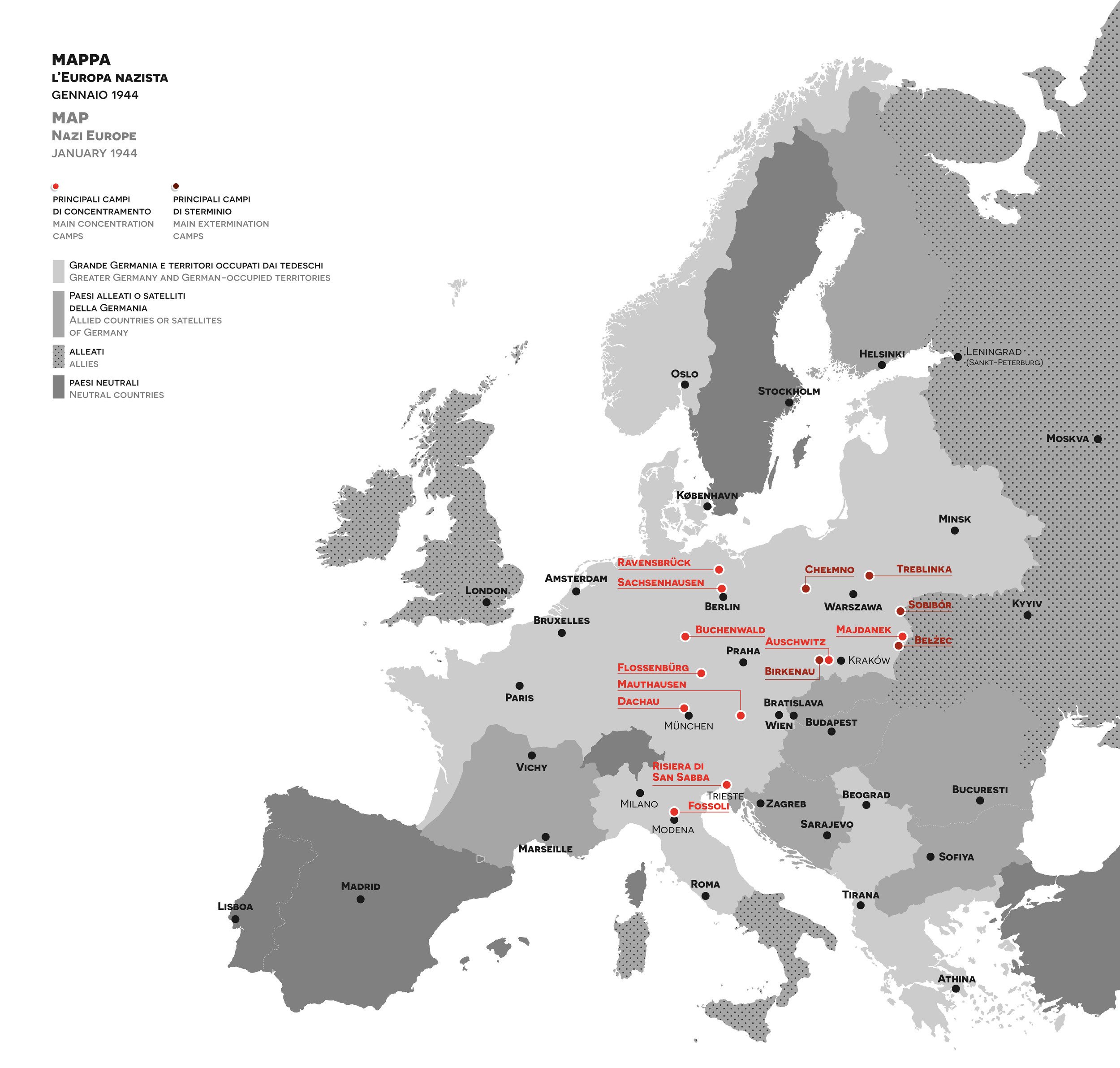  Mappa Europa nazista
